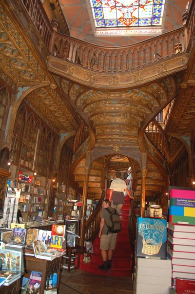 The Most Beautiful Bookstore in Porto, Portugal by Unbekannt