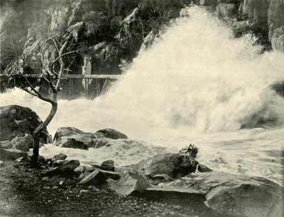 A Big Wave in the Cataract Gorge, near Launceston by Unbekannt