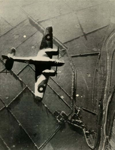 A Blenheim Running Up To Its Target by Unbekannt