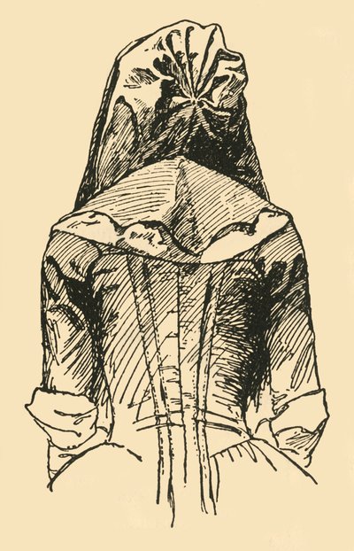 A Camlet Hood, Taken from an Original Garment by Unbekannt