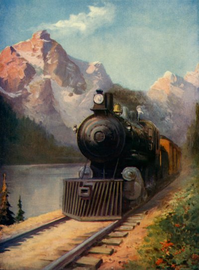 A Canadian Pacific Transcontinental Express by Unbekannt