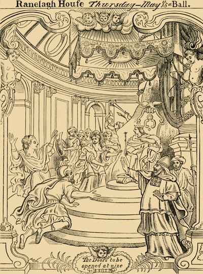 A Card of Invitation to Ranelagh by Unbekannt