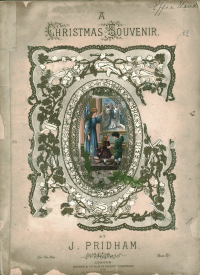 A Christmas Souvenir, cover page to sheet music by Unbekannt