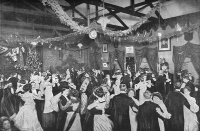 A Christmas Dance at the German Gymnasium, London, c1902 by Unbekannt