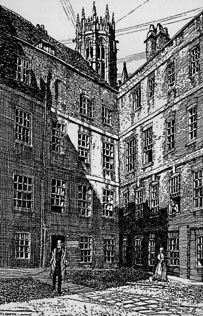 A Corner of Cliffords Inn, 1903 by Unbekannt