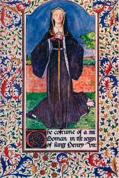 A Costume in the Reign of King Henry VII by Unbekannt