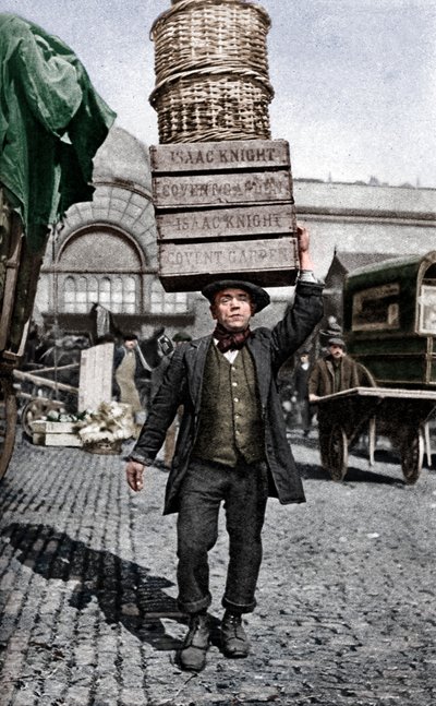 A Covent Garden Market Porter, London by Unbekannt