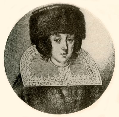 A Dutch Lady in Fur Cap and Mantle (1644, 1937) by Unbekannt