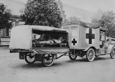 A German ambulance, Eastern Front, World War I, 1915 by Unbekannt