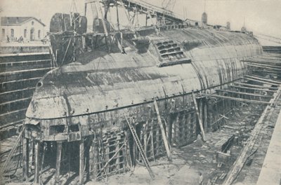 A Great Feat Partly Accomplished. The Leonardo da Vinci Resting in Dry Dock by Unbekannt