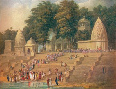 A Hindu Custom Now Suppressed: Preparations for a Suttee, 1908 by Unbekannt