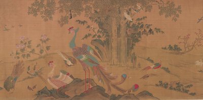 A Hundred Birds Worship the Phoenixes by Unbekannt