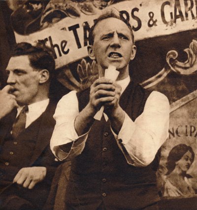 A. J. Cook led the Miners and the miners led the strike, c1926, 1938 by Unbekannt