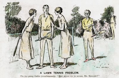 A Lawn Tennis Problem, 1923 by Unbekannt