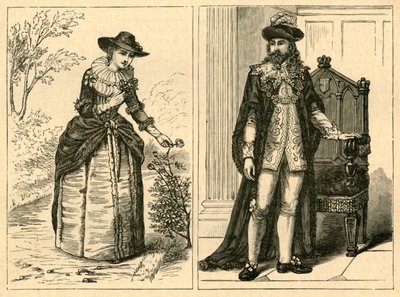 A Lord Mayor and his Lady Middle of Seventeenth Century, 1897 by Unbekannt