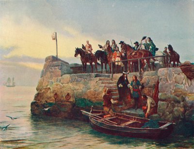 A Lost Cause: the Flight of James II after the Battle of the Boyne by Unbekannt