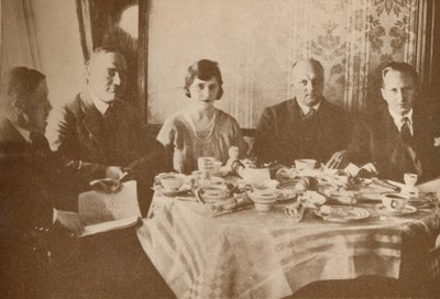 A Meal Aboard the Graf Zeppelin While Flying over the Atlantic by Unbekannt