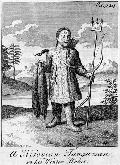 A Nisovian Tunguzian in His Winter Habit by Unbekannt