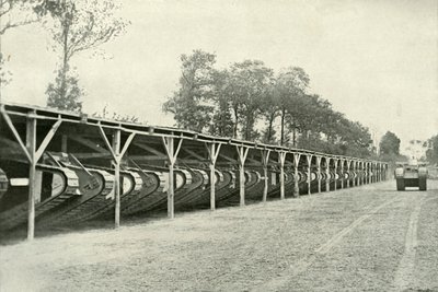 A Park of British Tanks Just Behind the Front Line by Unbekannt