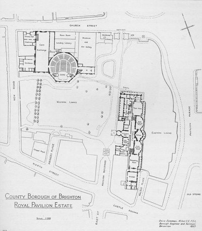 A Plan of the Pavilion Estate as it was in 1937, 1939 by Unbekannt