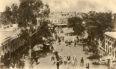 A Portion of the Sadar Bazar, Rawalpindi - Taken from the Massy Gate by Unbekannt