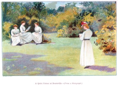 A Quiet Corner at Bournville, 1892 by Unbekannt