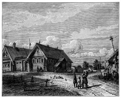 A Russian Village in the Southern Agricultural Zone by Unbekannt