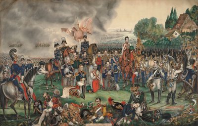 A Sacred Moment after the Battle of the Nations on October 18, 1813 by Unbekannt