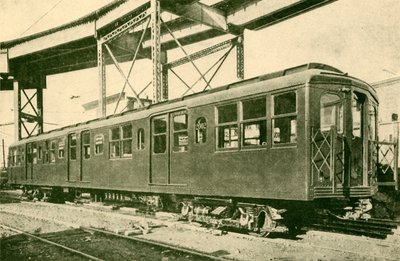 A Steel Car, New York Underground and Elevated Electric Railways by Unbekannt