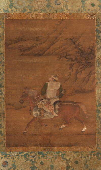 A Tartar Huntsman on His Horse, Ming Dynasty, 15th century by Unbekannt