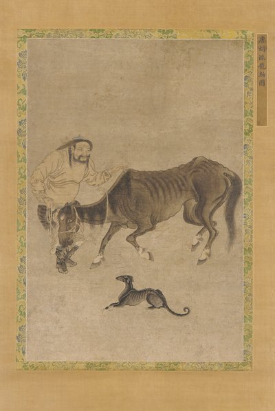 A Tartar, a lean horse, and a dog by Unbekannt
