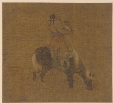 A Tartar Horseman with a Hawk by Unbekannt