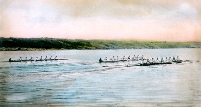 A Trial Spin of the Cornell Crews on Cayuga Lake by Unbekannt