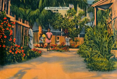 A Typical Lane Scene by Unbekannt