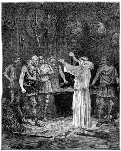 A Bard Reciting the Noble Traditions of the Family by Unbekannt