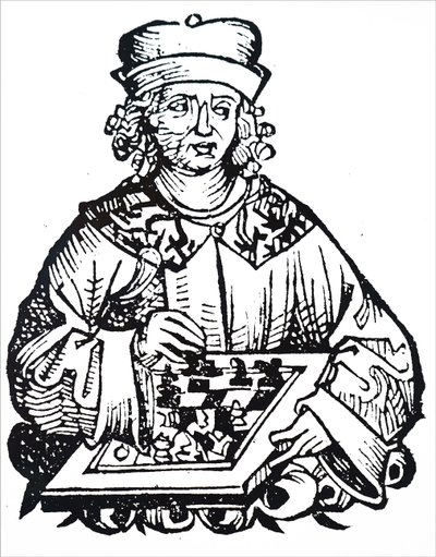 A Chess Player by Unbekannt