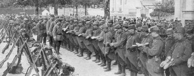 A Colonel Checking His Soldiers