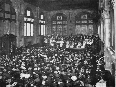 A concert at the Guildhall School of Music, London by Unbekannt