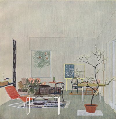 A design for a Gartenraum by Georg Steinklammer of Vienna by Unbekannt