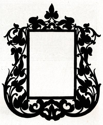 A design for a picture frame titled Aesthetic by Unbekannt