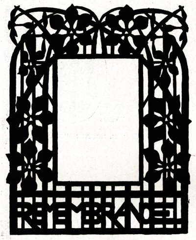 A design for a picture frame titled Margery Daw, 1898 by Unbekannt