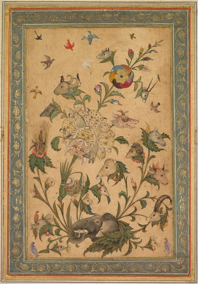 A Floral Fantasy of Animals and Birds Waq-waq by Unbekannt