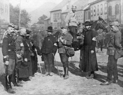 A group of military chaplains, World War I by Unbekannt