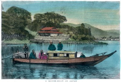 A House-Boat in Japan by Unbekannt