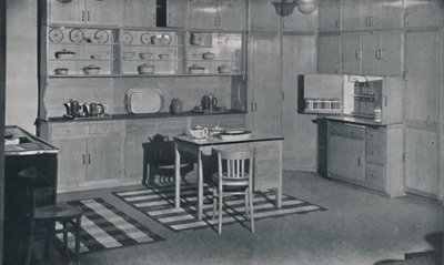 A kitchen arranged and equipped by Heal & Son, Ltd. of London, 1942 by Unbekannt
