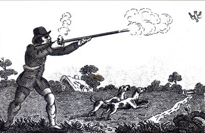 A man shooting partridge by Unbekannt