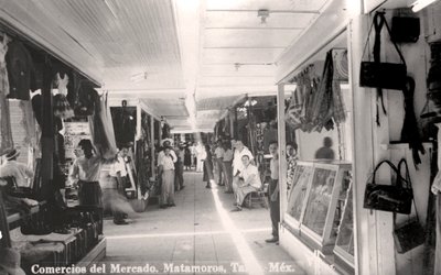 A market in Matamoros, Mexico, c1900s by Unbekannt