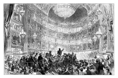 A Meeting of the Anti-Corn Law League in Drury Lane Theatre, London by Unbekannt