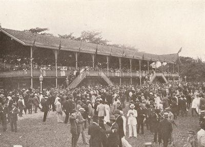 A portion of the Derby Club Racecourse Enclosure, 1914 by Unbekannt