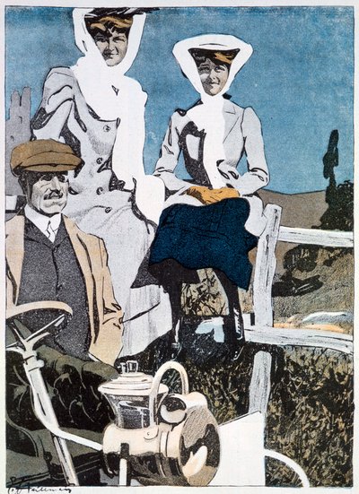 A Print from the German Magazine Simplicissimus by Unbekannt